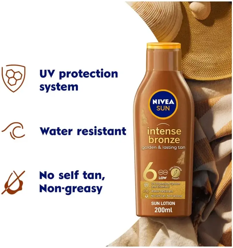 Nivea Nv850 Sun Carotenne Spf 6 Lotion 200mL
