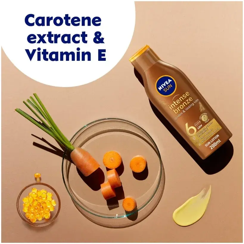 Nivea Nv850 Sun Carotenne Spf 6 Lotion 200mL