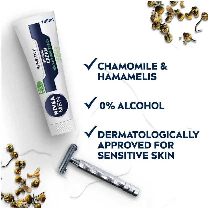 Nivea Sensitive Shaving Cream 100mL