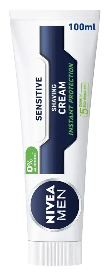 Nivea Sensitive Shaving Cream 100mL pack