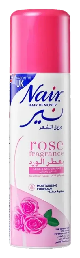 Nair Hair Removal Spray Rose 200mL pack