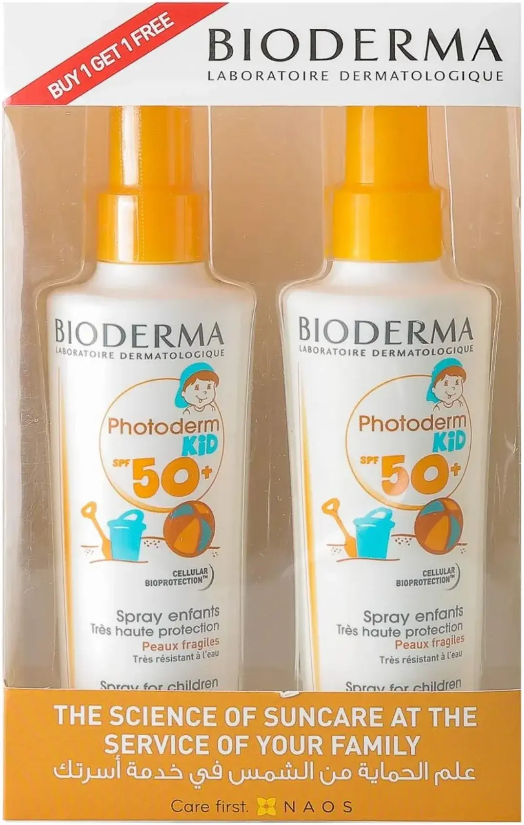 Bioderma Photoderm SPF50+ Kids Sun Protection Spray 200ml OFFER PACK pack