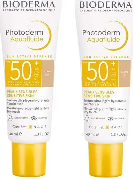 Bioderma Photoderm Max SPF50+ Aqua Fluid Light Tinted Sunscreen 40ml OFFER PACK pack