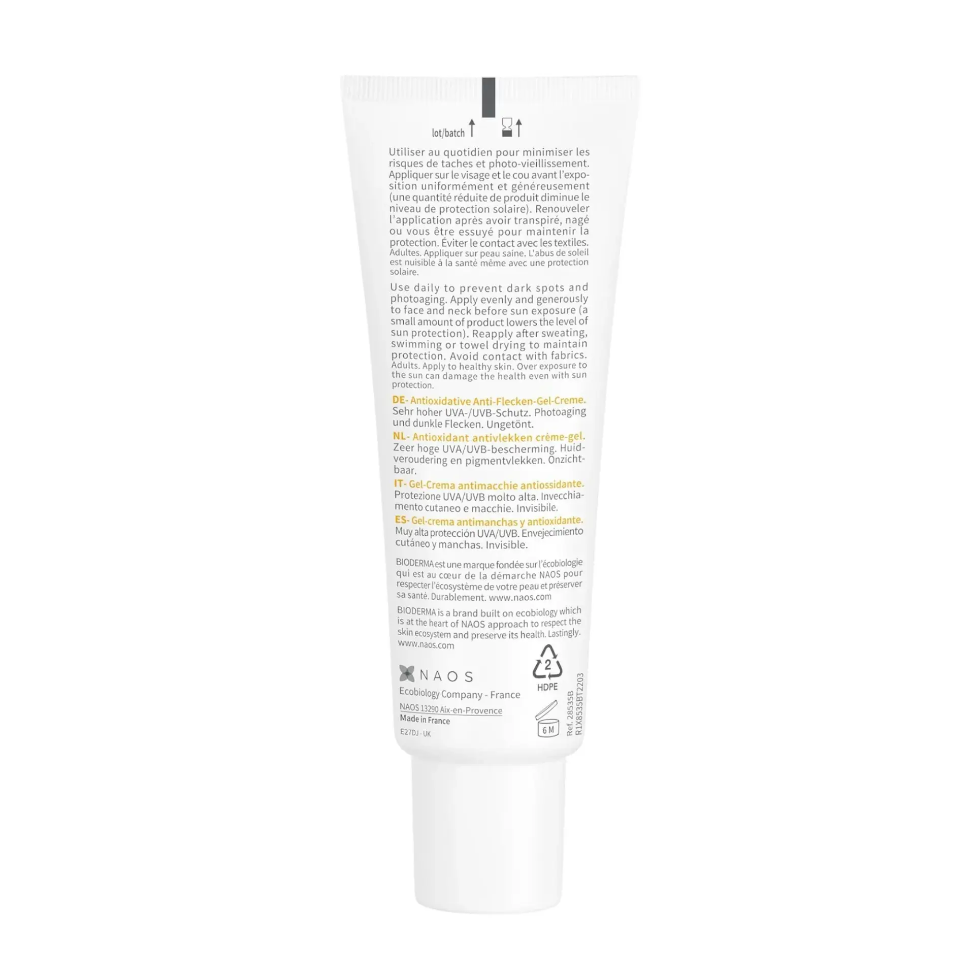 Bioderma Photoderm Spot-Age SPF50+ Anti-Dark Spot Sunscreen Gel-Cream 40ml