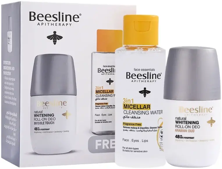 Beesline White Deo Roll On + Micellar Water Invisible Touch 50Ml pack