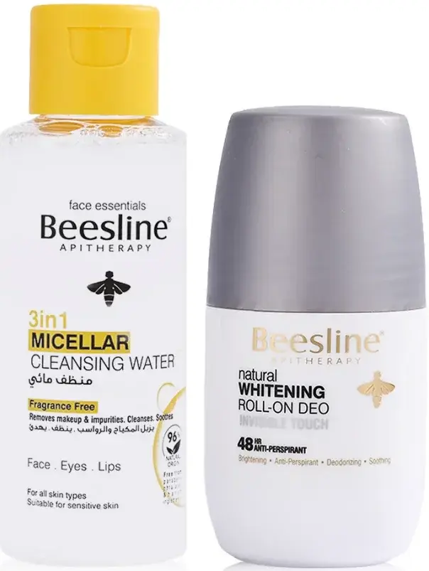 Beesline White Deo Roll On + Micellar Water Invisible Touch 50Ml