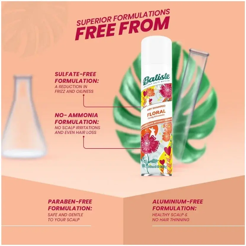 Batiste Floral Dry Shampoo 200Ml