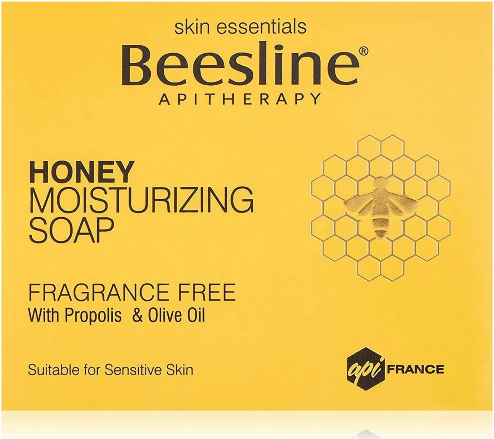 Beesline Honey Natural Moisturising Cleansing Soap Bar 60g pack