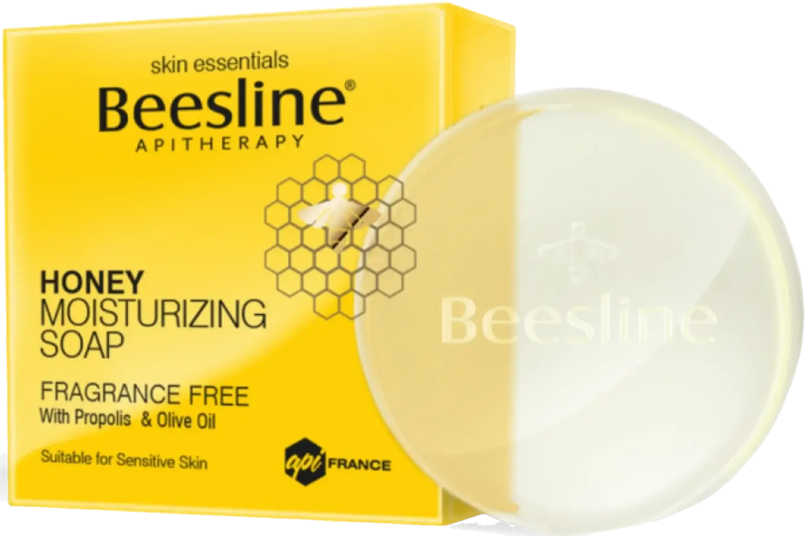Beesline Honey Natural Moisturising Cleansing Soap Bar 60g