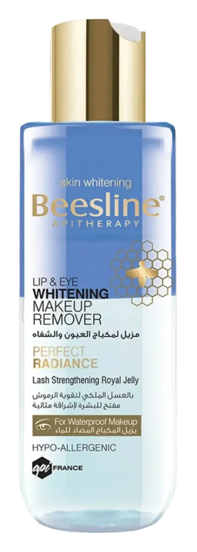 Beesline Whitening Gentle Lip & Eye Makeup Remover 150ml pack