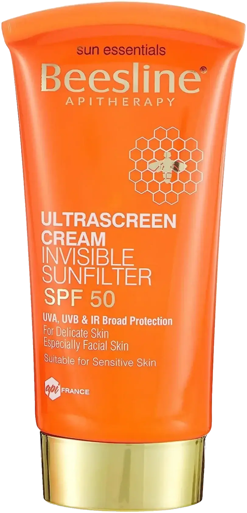 Beesline Ultrascreen Invisible SPF50 Protective Sunscreen Cream 60ml pack