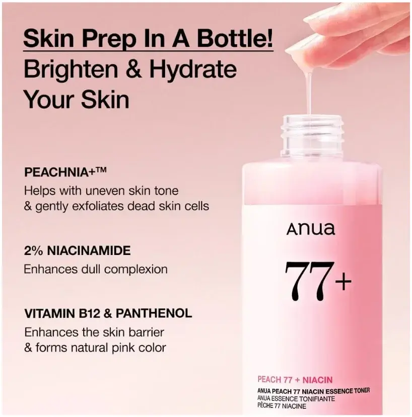 Anua Peach 77 Niacin Essence Toner 250Ml