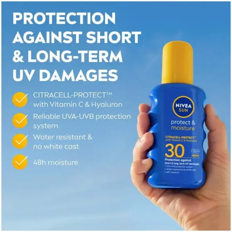 Nivea Protect & Moisture Spf30 Sunscreen Spray 200Ml