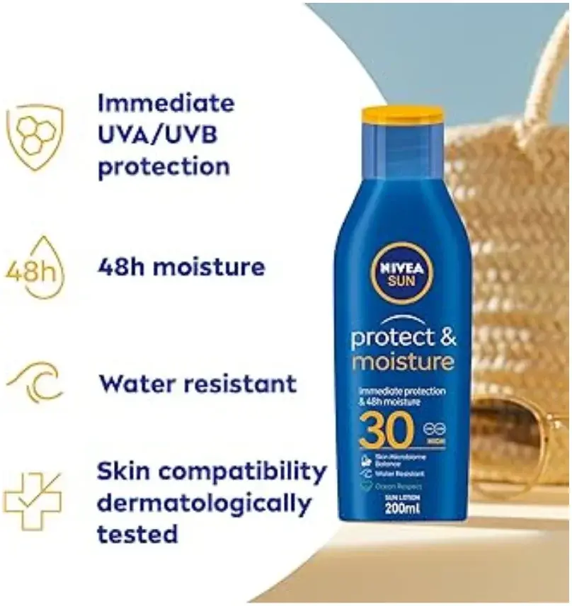 Nivea SPF 30 Protect & Moisture Body Lotion 200Ml