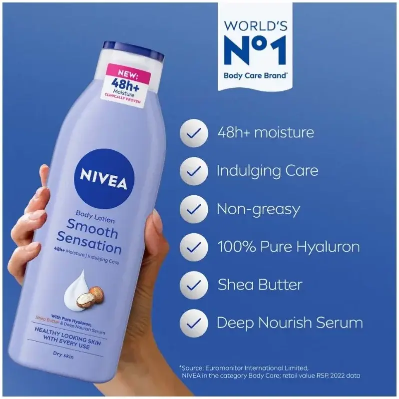 Nivea Shea Smooth Sensation Body Lotion 250Ml