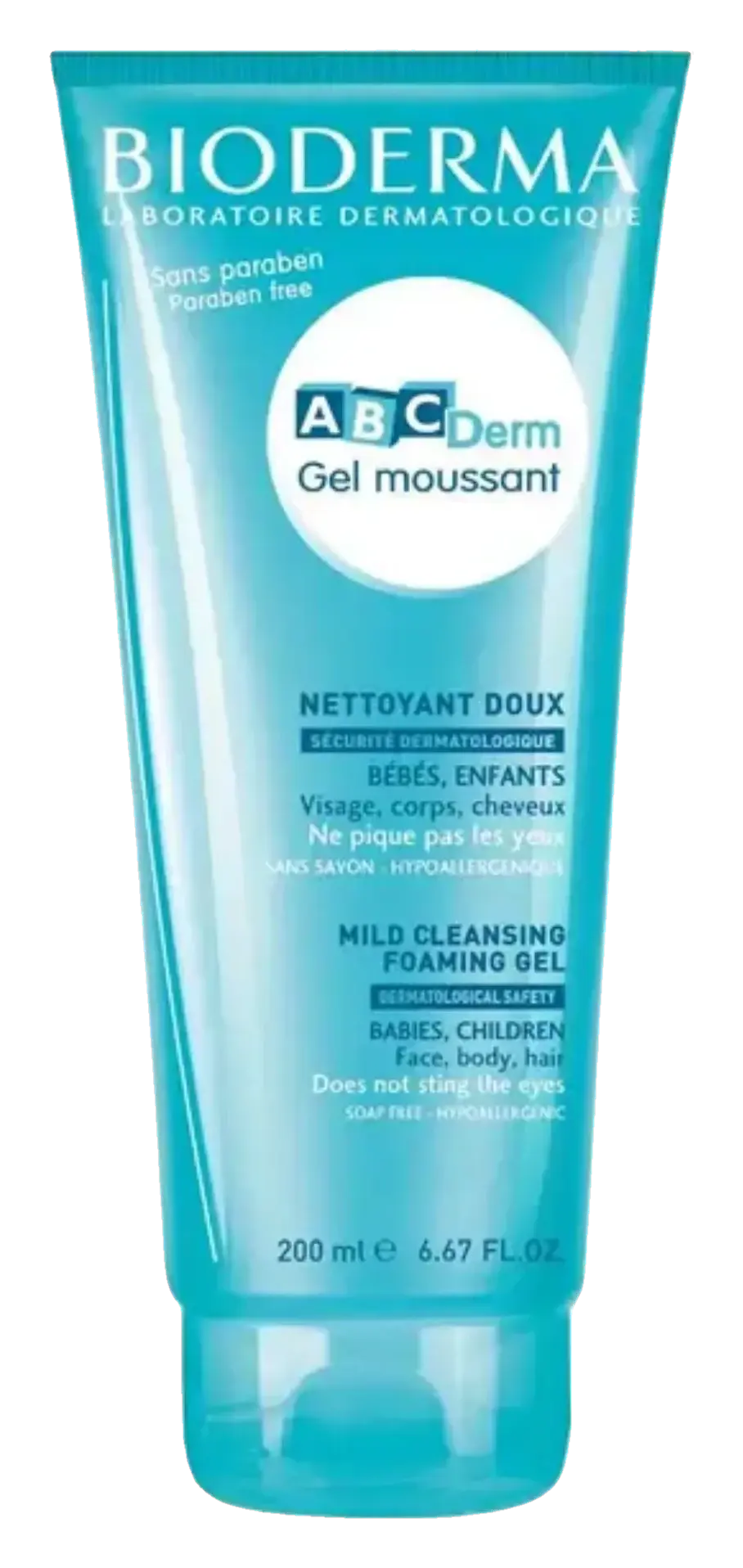 Bioderma ABC Derm Moussant Gentle Baby Cleansing Foam 200ml pack