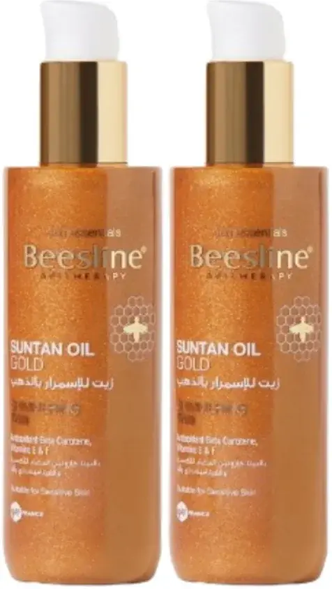 Beesline Suntan Oil Gold 200 Ml 1+1 pack