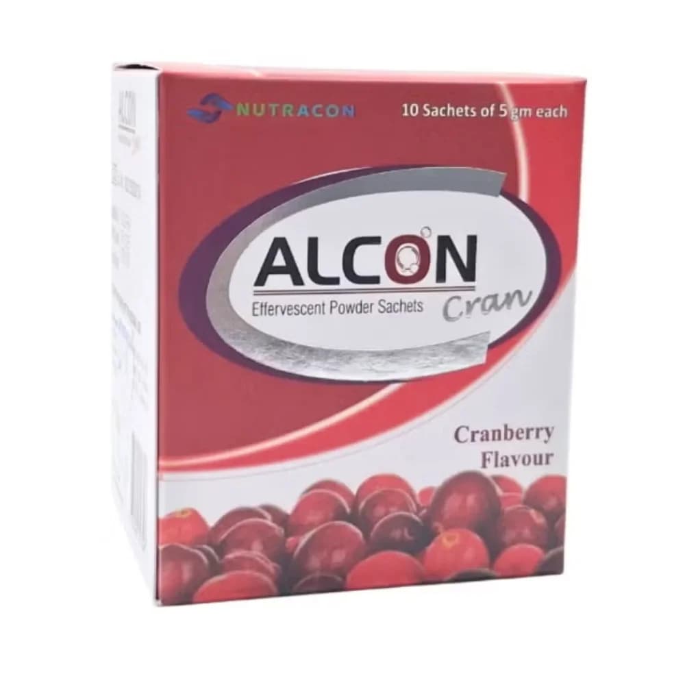 Alcon Cran Effervescent Powder Cranberry 5Gm Sachets 10S thumbnail 1
