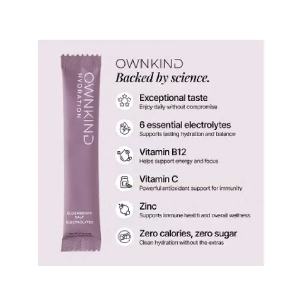 Ownkind Hydration Elderberry Sachets 20S thumbnail 2