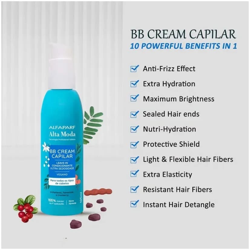 Alta Moda Leave-In,BB cream Capilar For All Hair Types, 125Ml