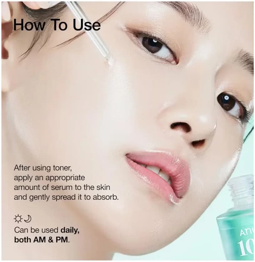 Anua PDRN Hyaluronic Acid Capsule 100 Serum, Radiant Face Serum, Salmon DNA, Hyaluronic Acid, Hydration, Plumping Moisturising Effect, Lightweight, Glass Skin, Korean Skincare, 30 ml