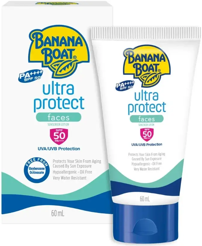 Banana Boat 147582 Ultr Face Sun Lotion Spf50 60Ml pack