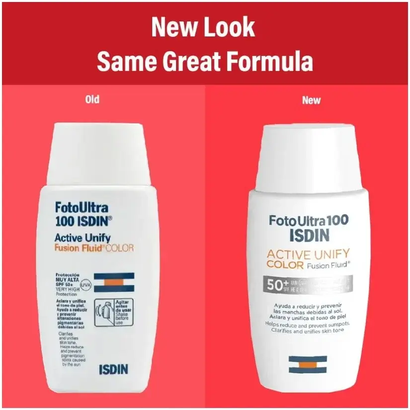 Isdin Fotoultra 100 Activ Unify Fusion Fluid Color Sunscreen 50Ml
