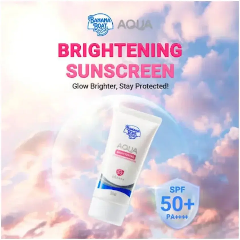 Banana Boat Aqua Brightening Uv Protection Spf50+ Sunscreen 50Ml