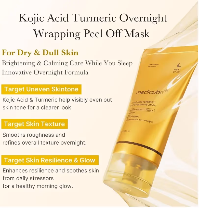 Medicube Kojic Acid Turmeric Night Warpping Mask 70mL