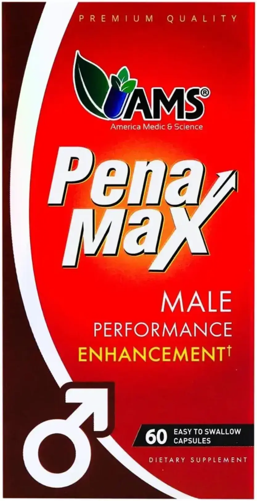 AMS Penamax Male Performance & Vitality Enhancement Capsules 60s