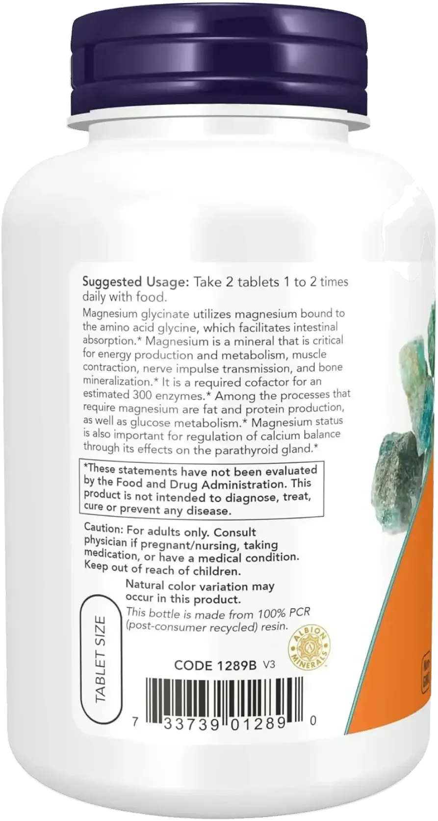 Now Magnesium Glycinate Highly Absorbable Muscle & Sleep Support Tablets 180s