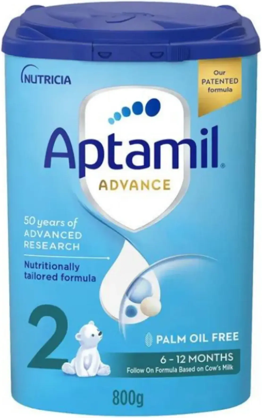 Aptamil Advance Palm Oil-Free Stage 2 Follow-On Milk Formula 800g pack