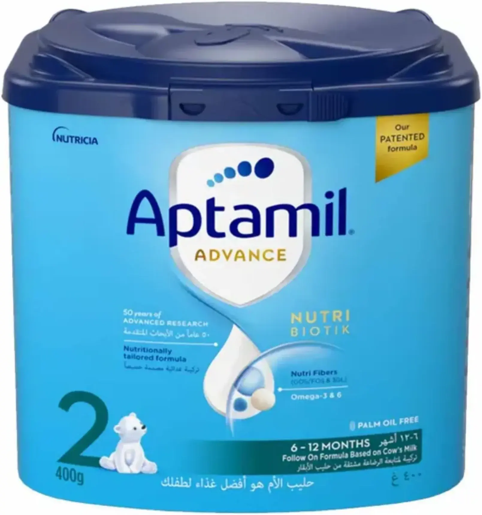 Aptamil Advance Palm Oil-Free Stage 2 Follow-On Milk Formula 400g pack