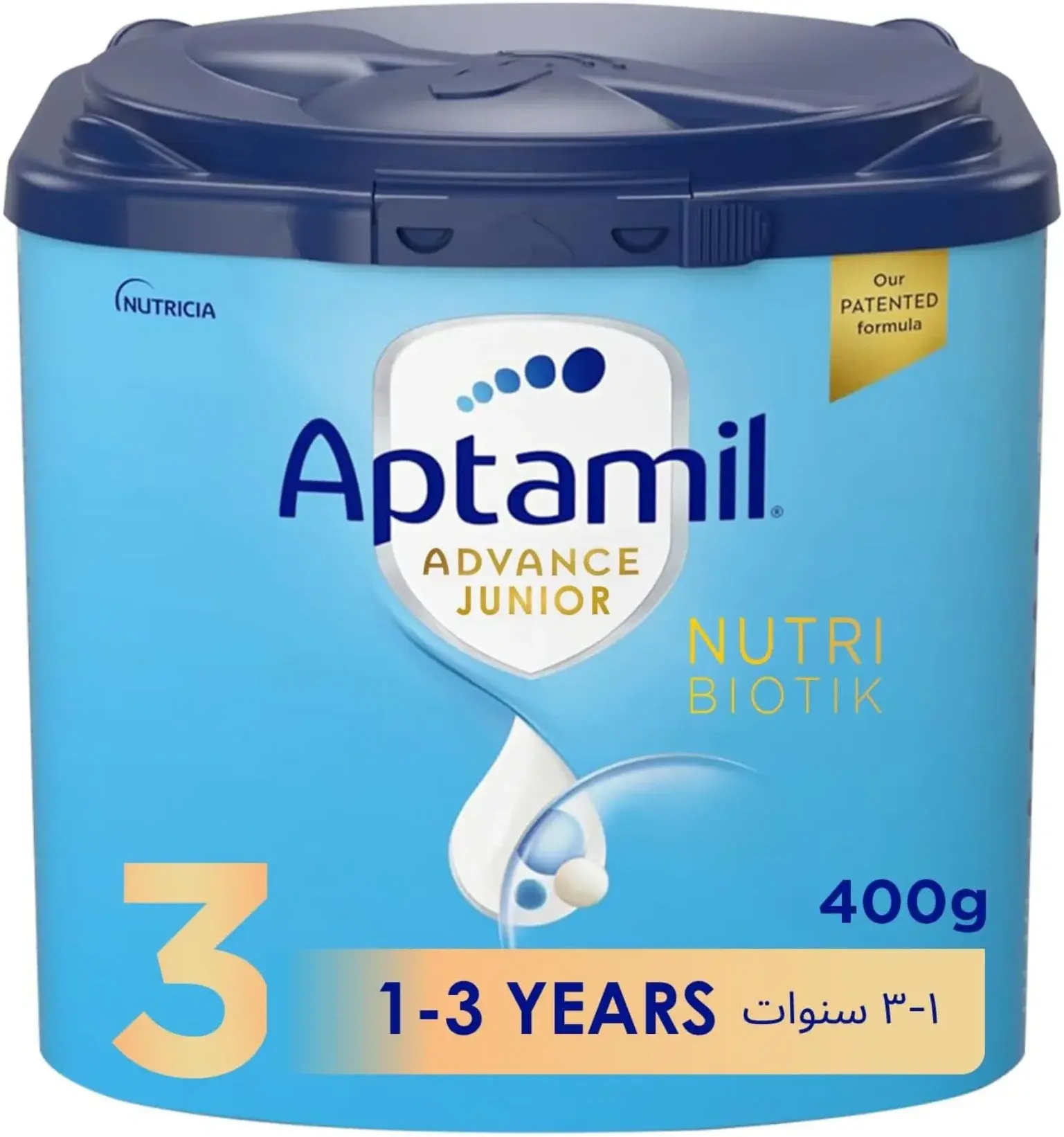 Aptamil Advance Junior 3 Palm Oil-Free Growing-Up Formula 1-3 Years 400g pack