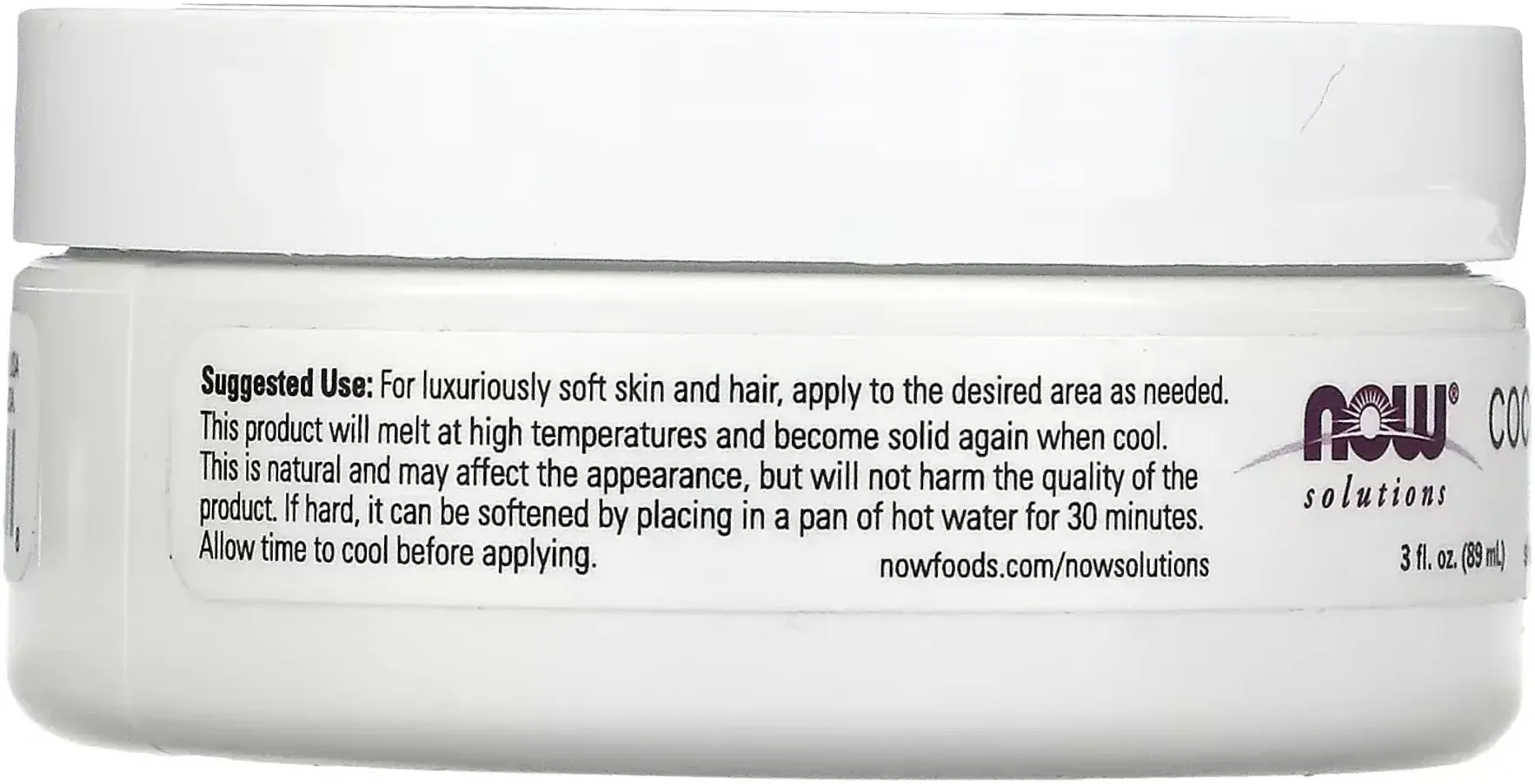 Now Coconut Oil Pure Skin & Hair Moisturising Oil 89ml
