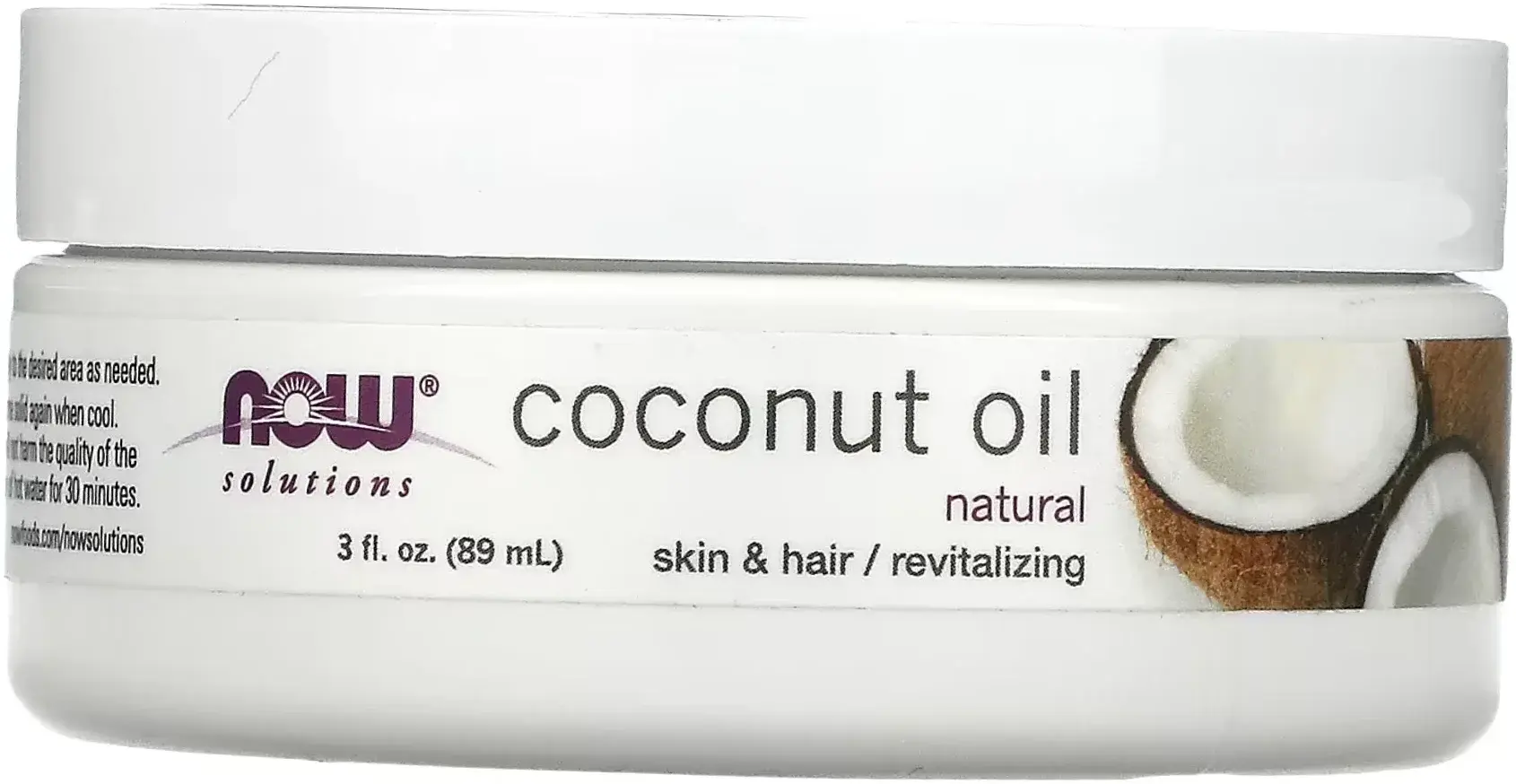 Now Coconut Oil Pure Skin & Hair Moisturising Oil 89ml