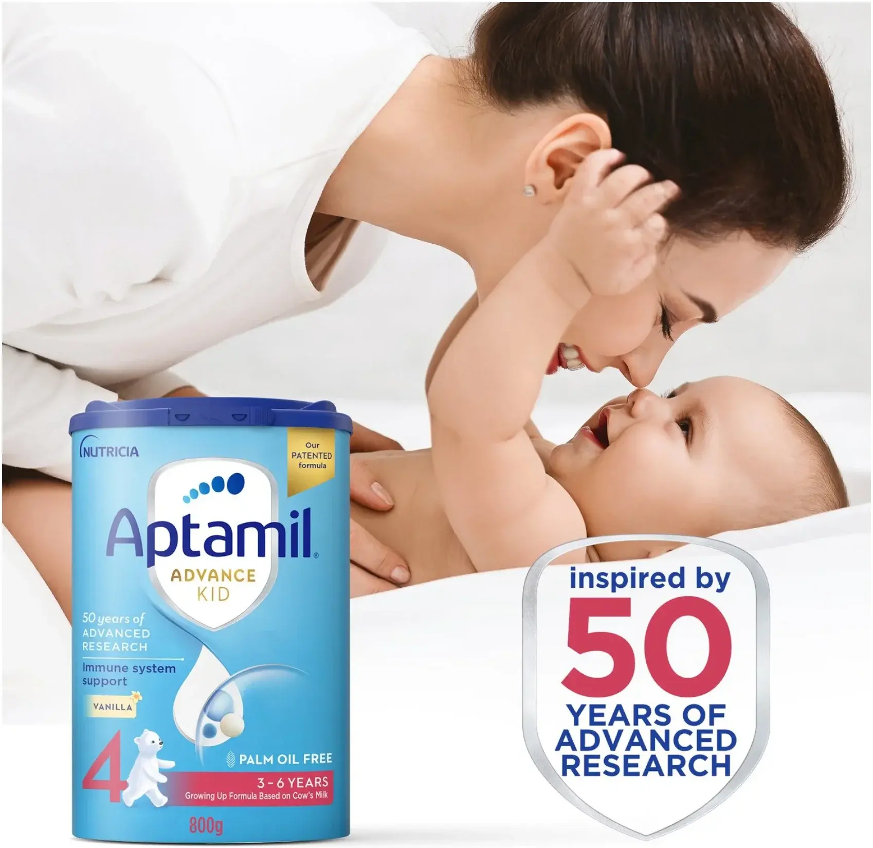 Aptamil Advance Kid Palm Oil-Free Stage 4 Growing-Up Formula 800g