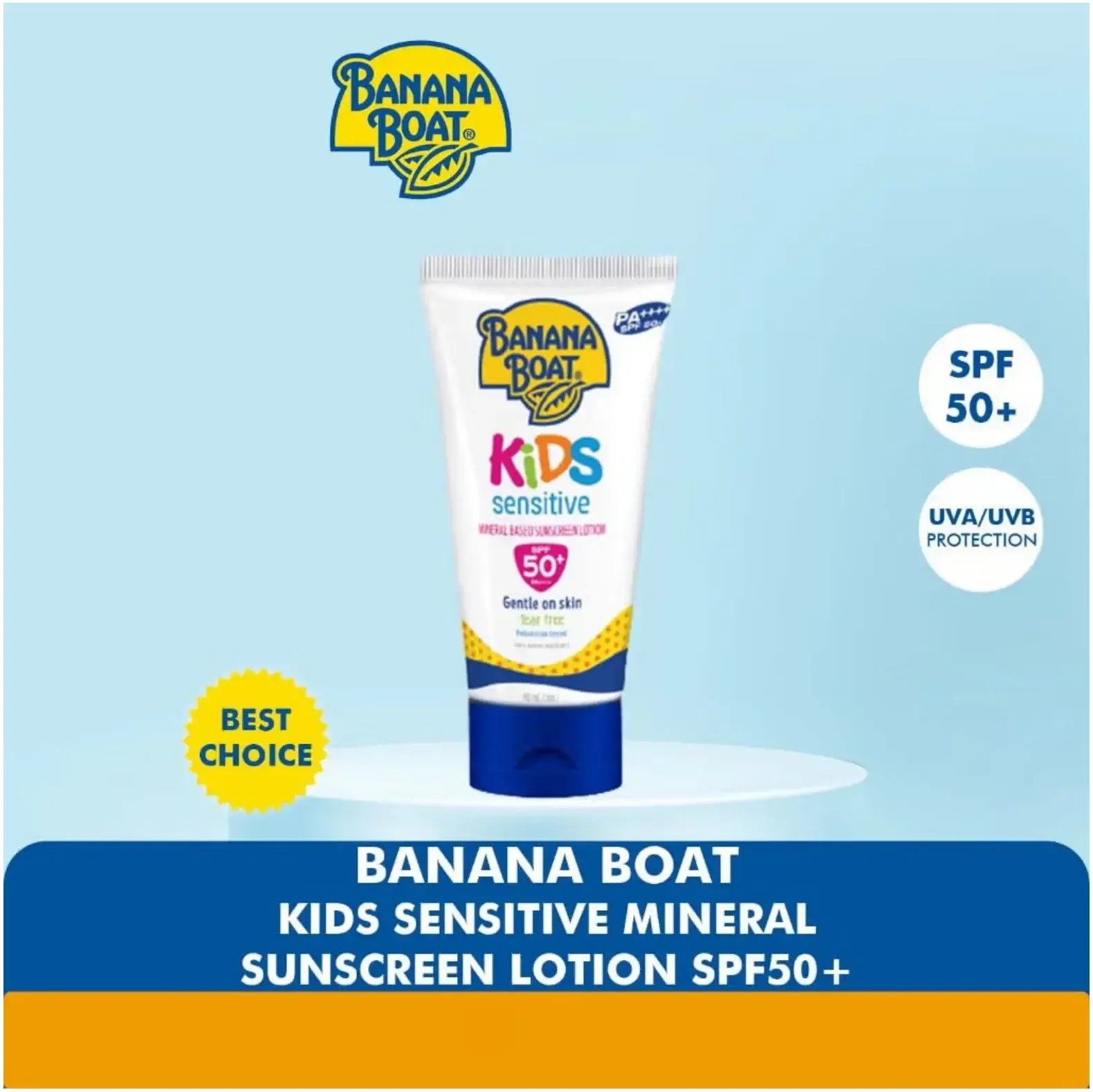 Banana Boat Sun Protection SPF50 Kids Sunscreen Lotion 90ml