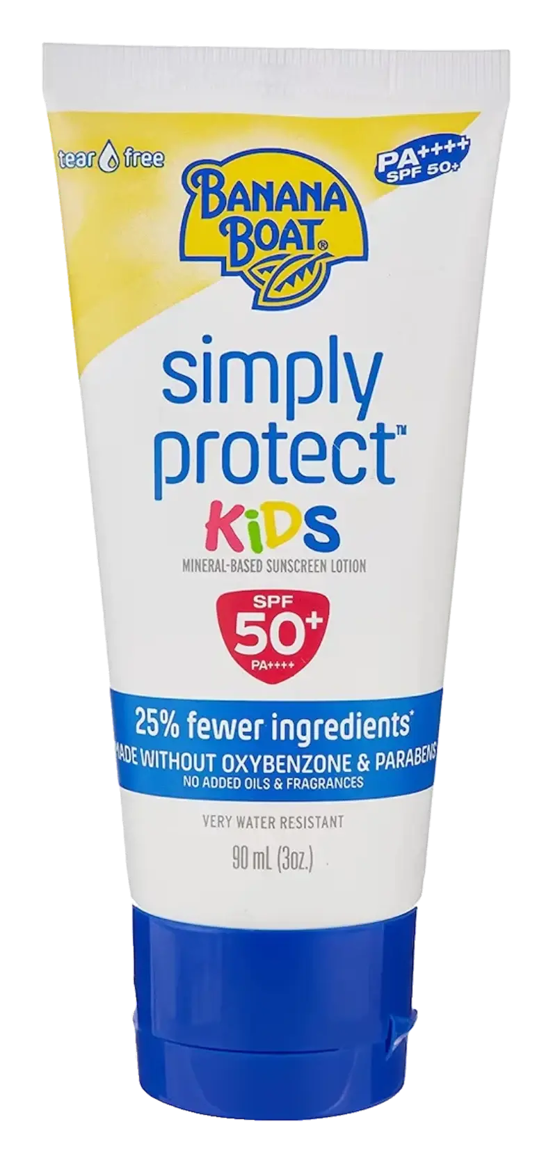 Banana Boat Sun Protection SPF50 Kids Sunscreen Lotion 90ml pack