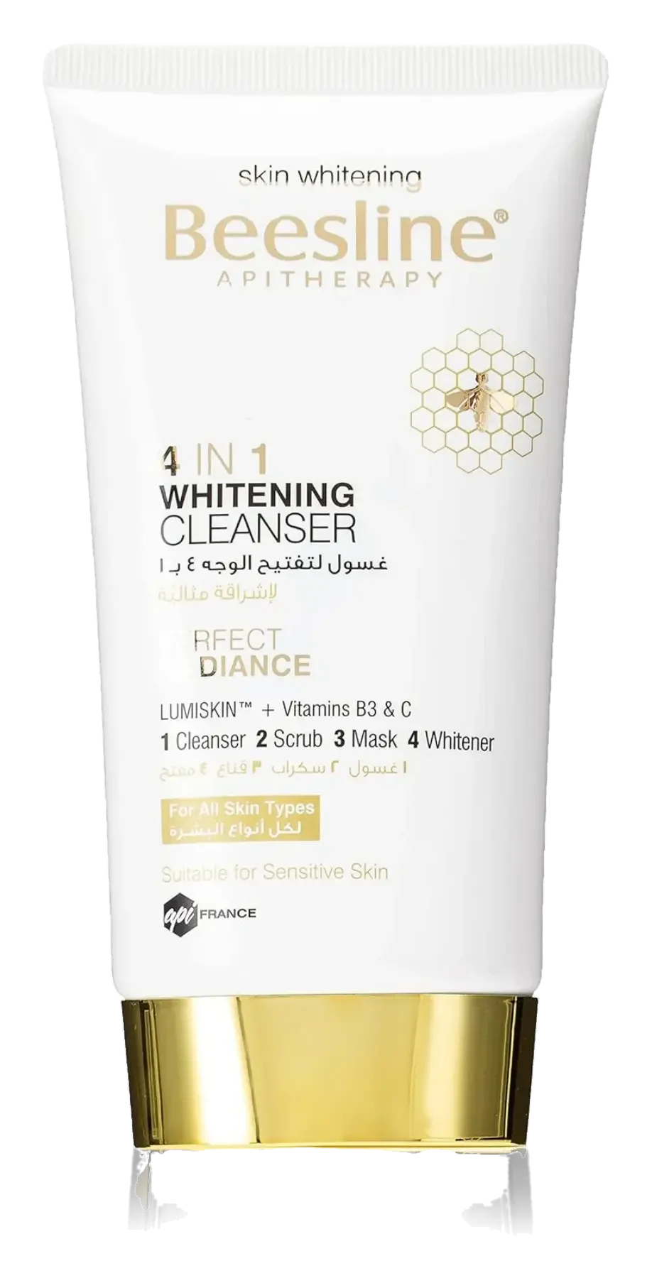 Beesline 4-in-1 Whitening & Brightening Facial Cleanser 150ml pack