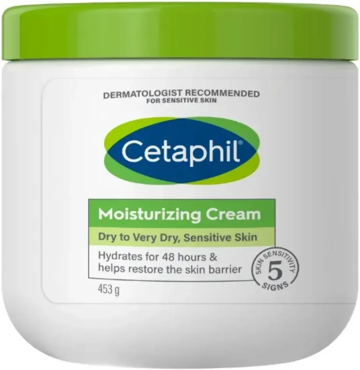 Cetaphil Moisturising Cream for Dry to Very Dry Skin Jar 453g pack