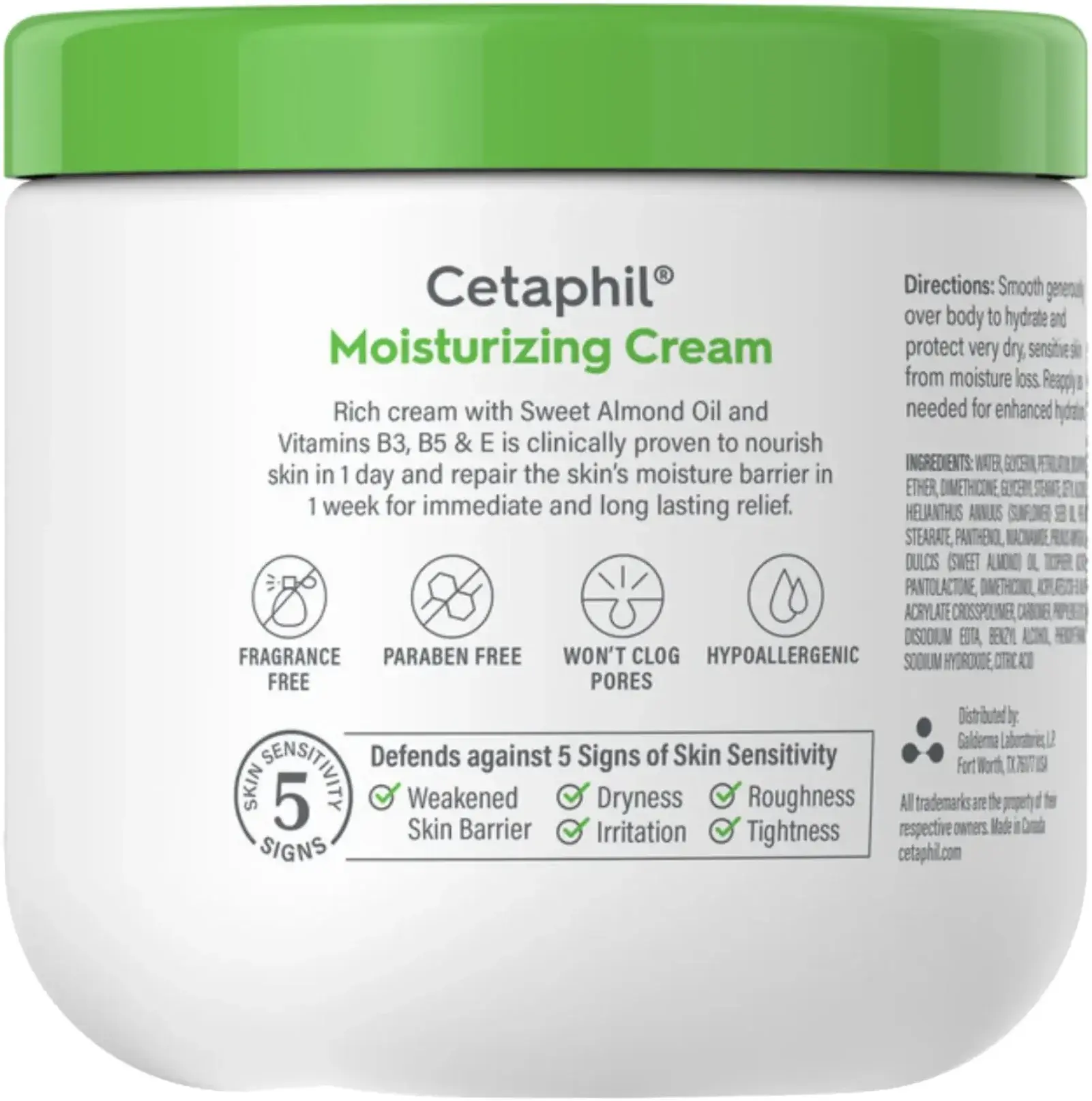 Cetaphil Moisturising Cream for Dry to Very Dry Skin Jar 453g