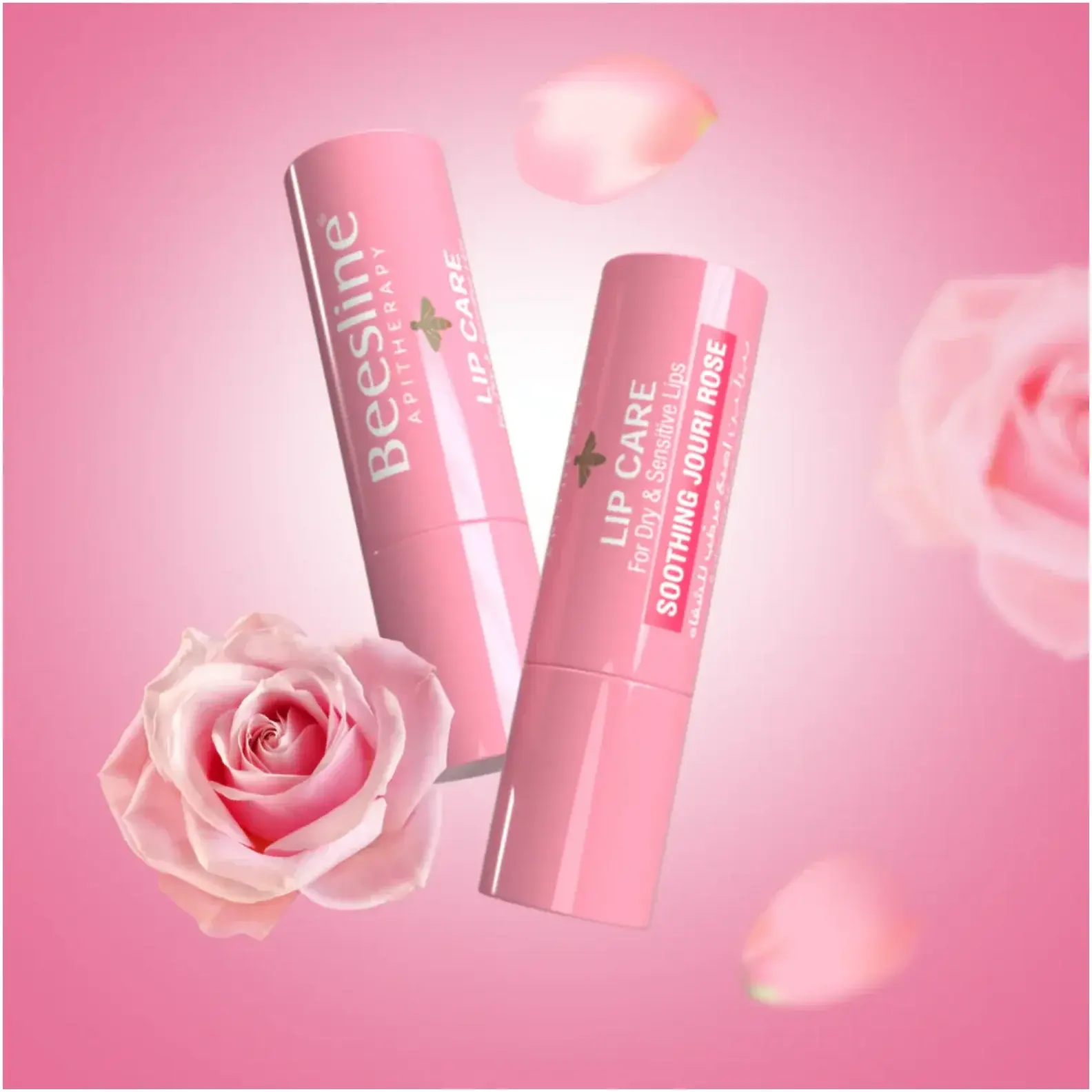 Beesline Soothing Jouri Rose Lip Care Balm 4g