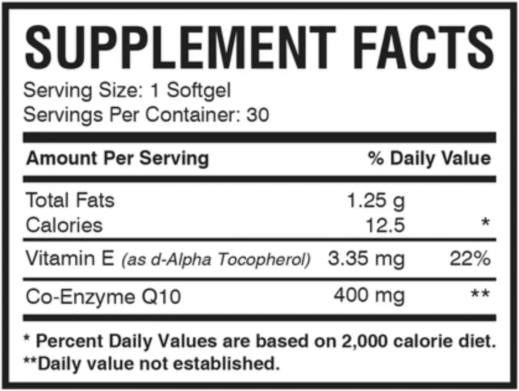 AMS CoQ10 400mg Heart & Cellular Energy Support Softgels 30s