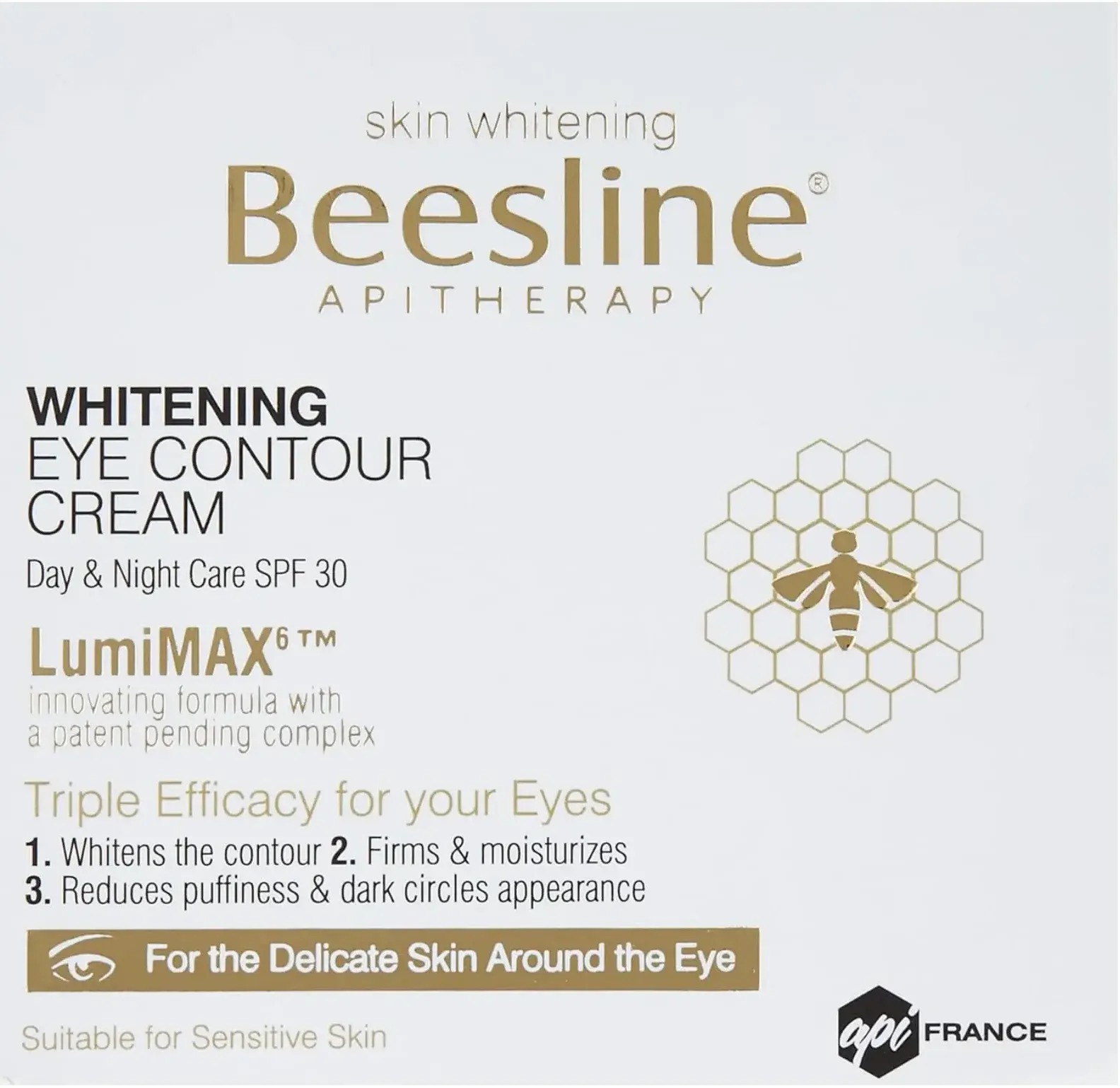 Beesline Whitening Anti-Dark Circle Eye Contour Cream 30ml pack