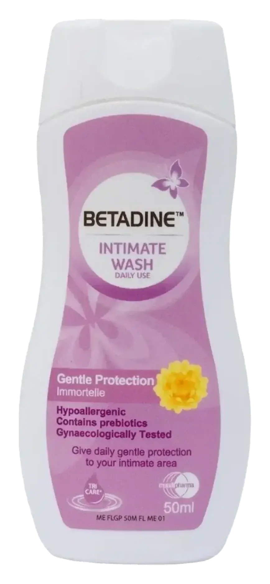 Betadine Gentle Protection Antiseptic Intimate Hygiene Wash 50ml pack