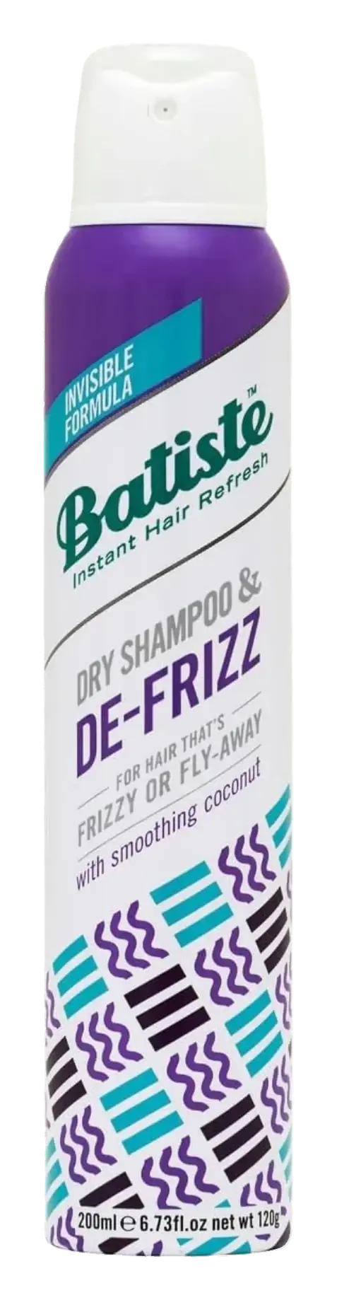 Batiste De-Frizz Smoothing Dry Shampoo 200ml pack