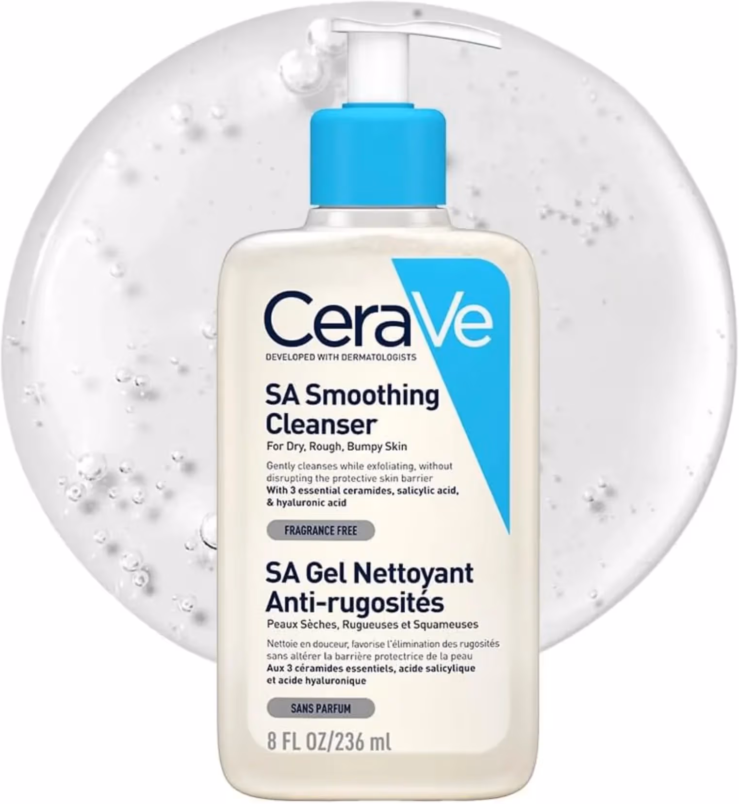 CeraVe SA Salicylic Acid Smoothing Facial Cleanser 236ml