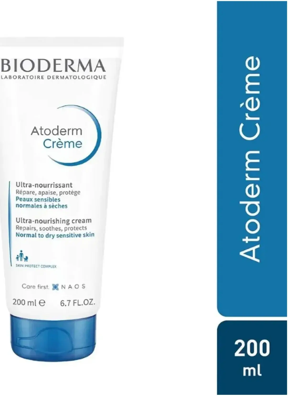 Bioderma Atoderm Ultra Nourishing Moisturising Cream for Dry Skin 200ml pack