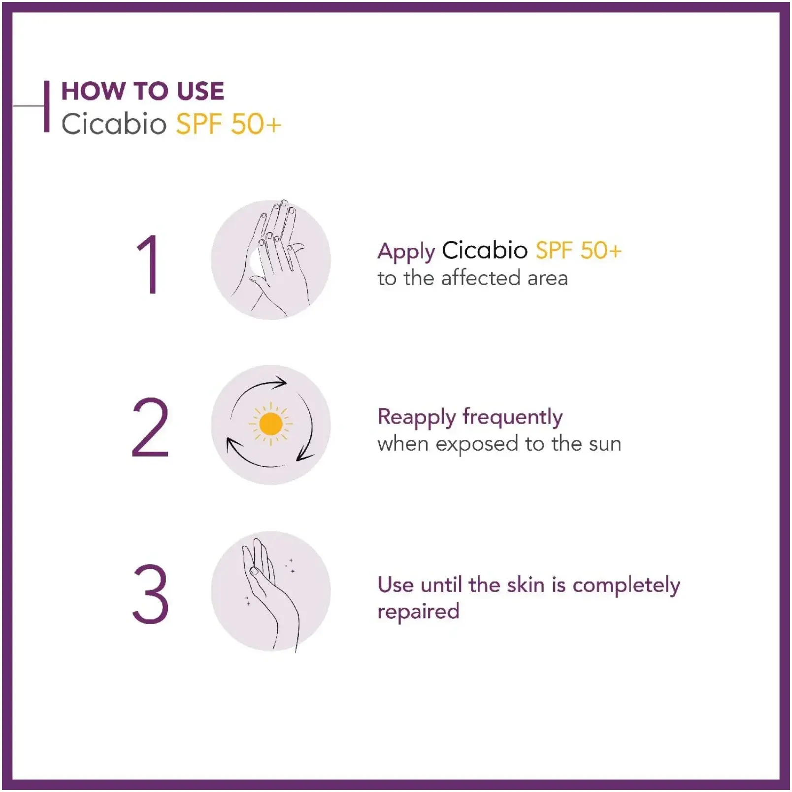 Bioderma Cicabio SPF50+ Repairing & Protective Sunscreen Cream 30ml